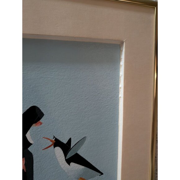 Nun And Penguin Satirical Art Print by Barbe Framed titled Mother - Picture 12 of 15